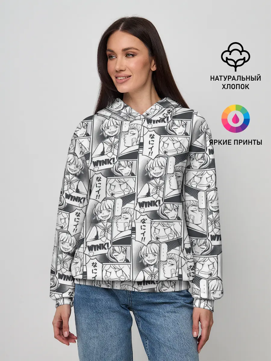 Женское худи / Манга