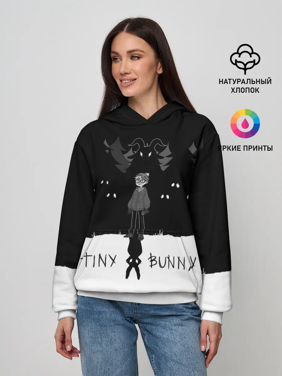 Женское худи / Tiny Bunny ужасы