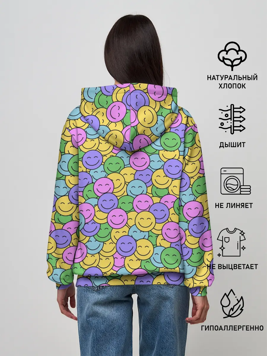 Женское худи / Смайлики