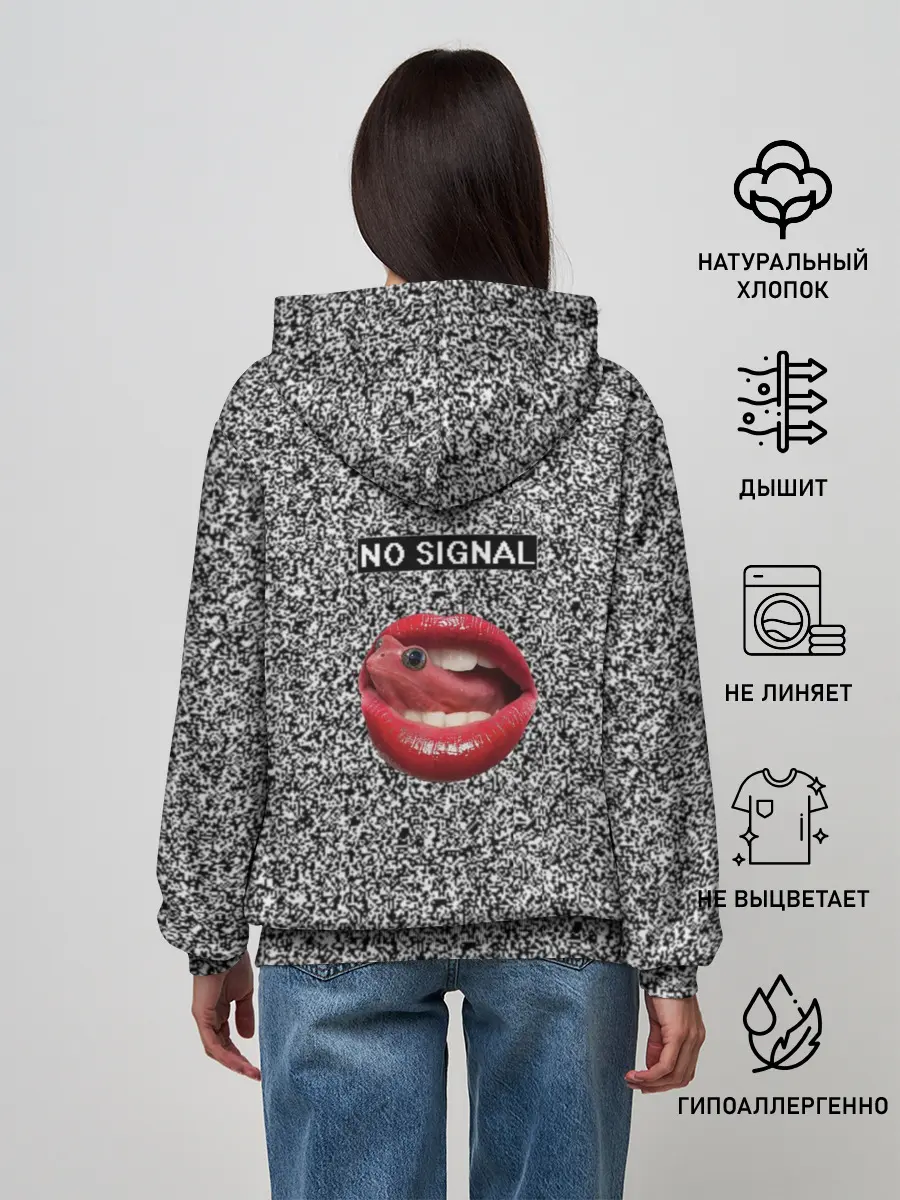 Женское худи / Губы