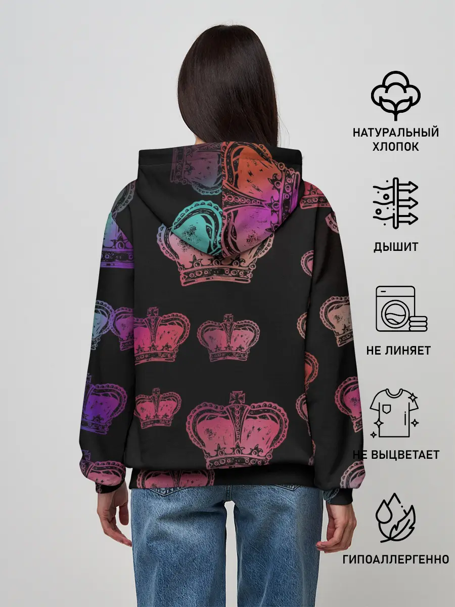 Женское худи / ВЛАСТИТЕЛЬ 3D