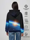 Женское худи / КОСМИЧЕСКИЙ РАССВЕТ 3D