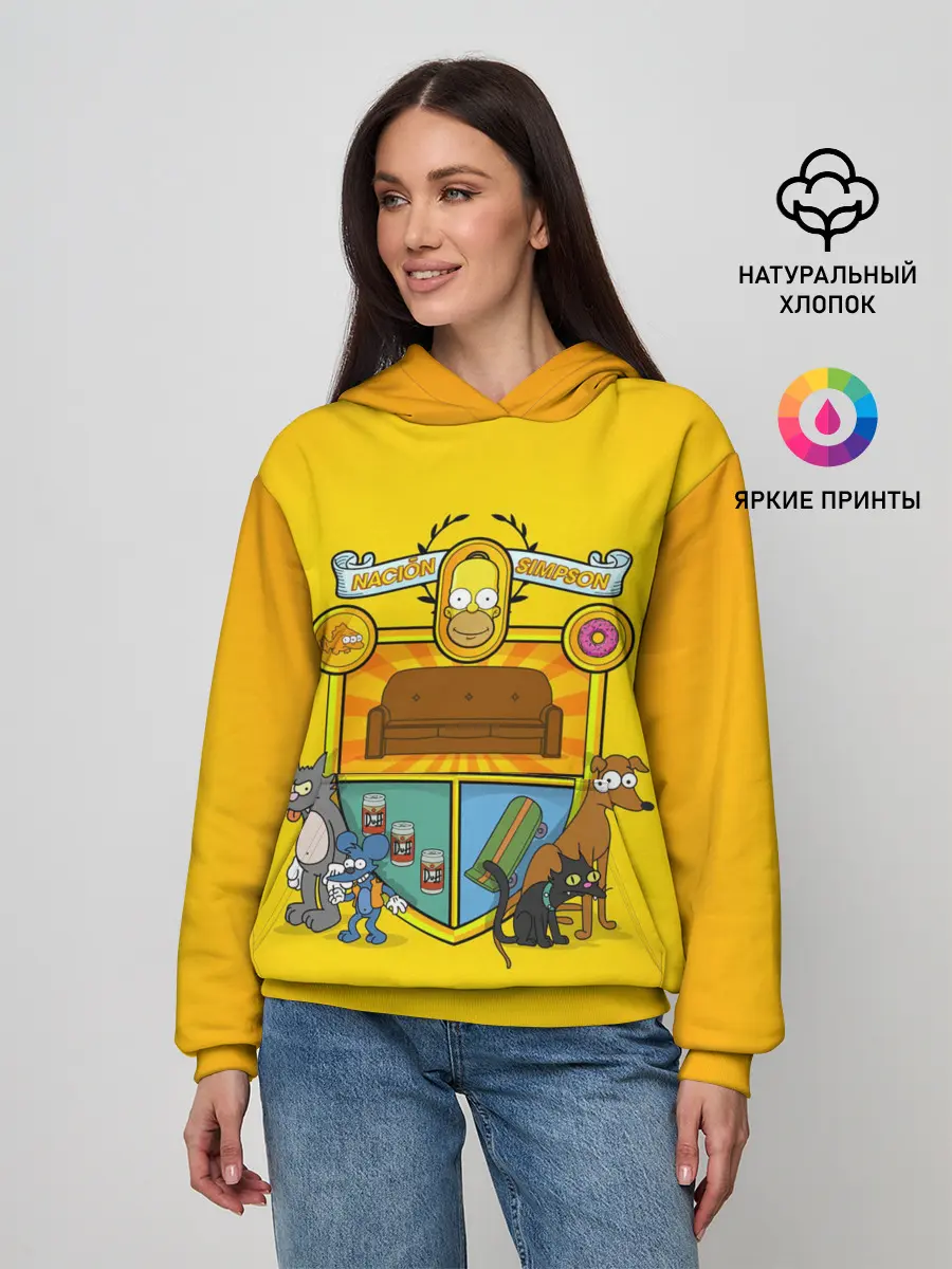 Женское худи / Simpsons nation