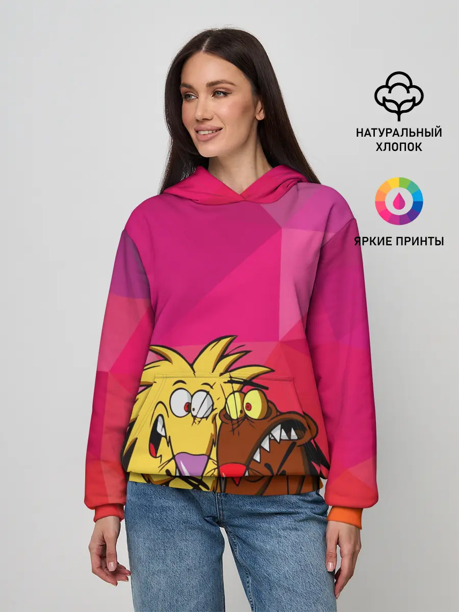 Женское худи / Крутые Бобры!