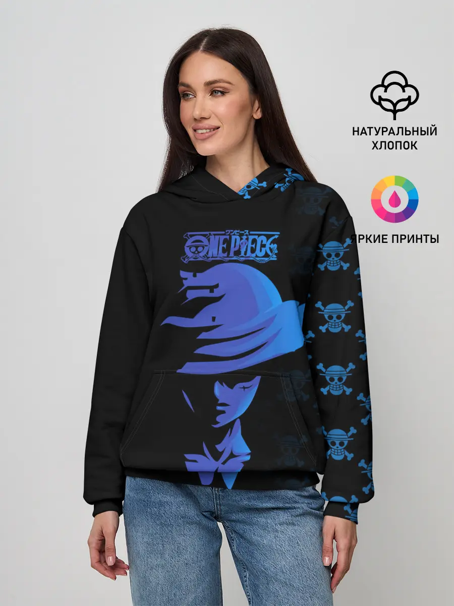 Женское худи / Манки Д. Луффи One Piece