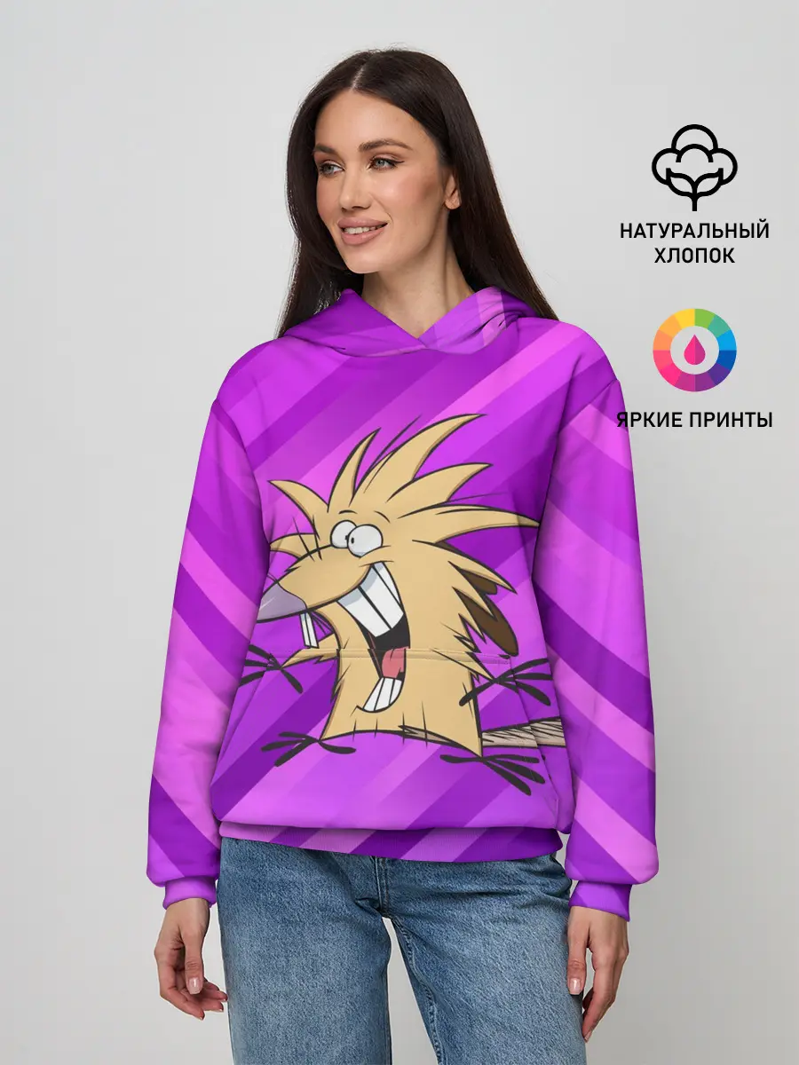 Женское худи / Крутые Бобры