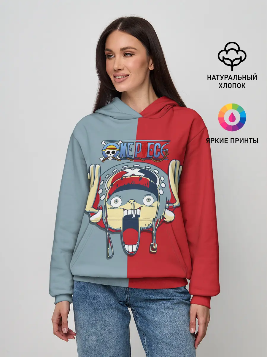 Женское худи / Сопливый Тони Тони Чоппер | One Piece