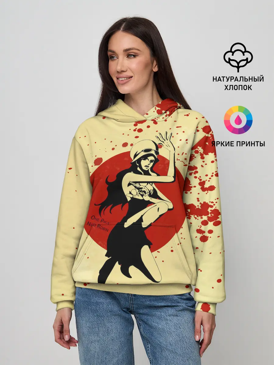Женское худи / Нико Робин | One Piece