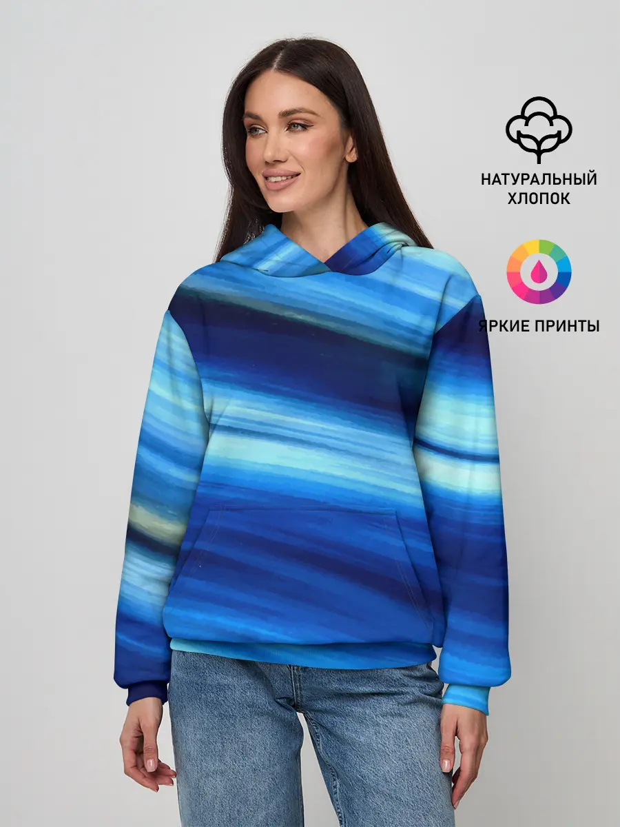 Женское худи / Морской