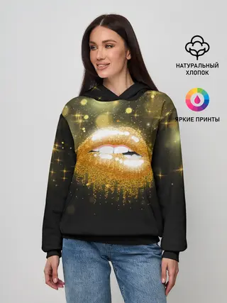 Женское худи / Губы