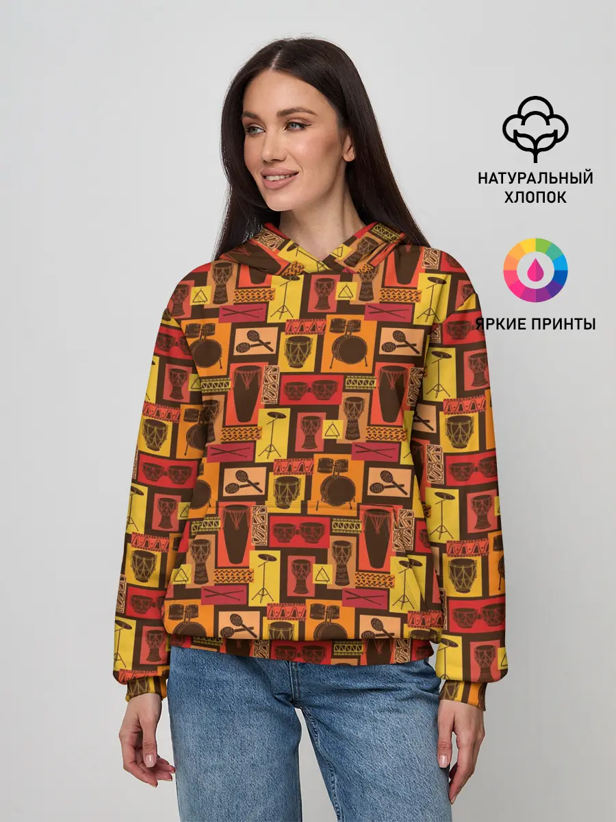 Женское худи / Барабанщик