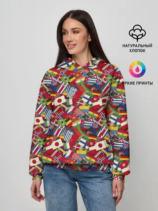 Женское худи / Страны Мира