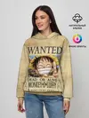 Женское худи / Манки Д. Луффи в розыске One Piece