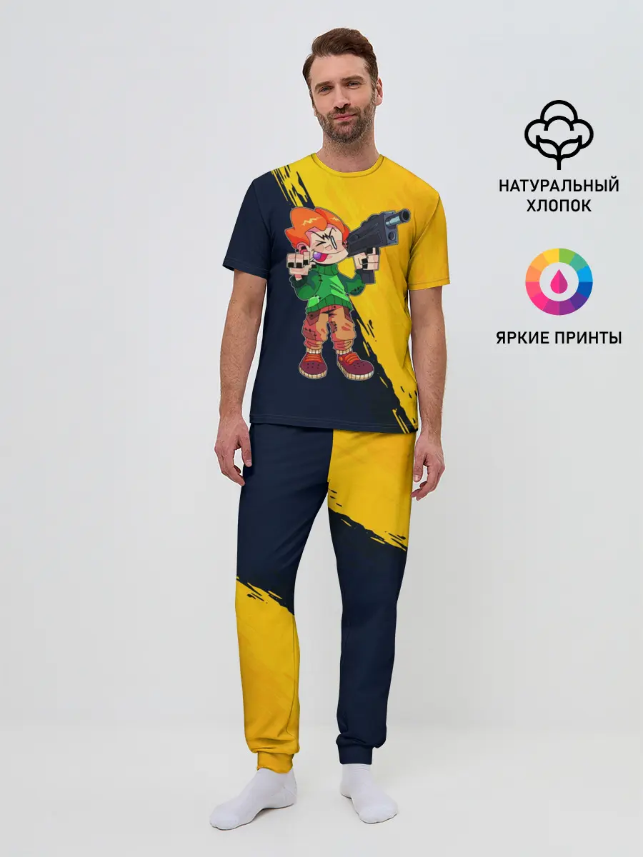 Мужская пижама с брюками / FNF PICO / ПИКО
