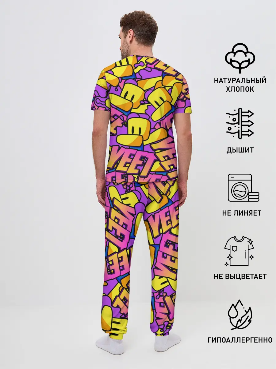 Мужская пижама с брюками / ROBLOX / РОБЛОКС / YEET