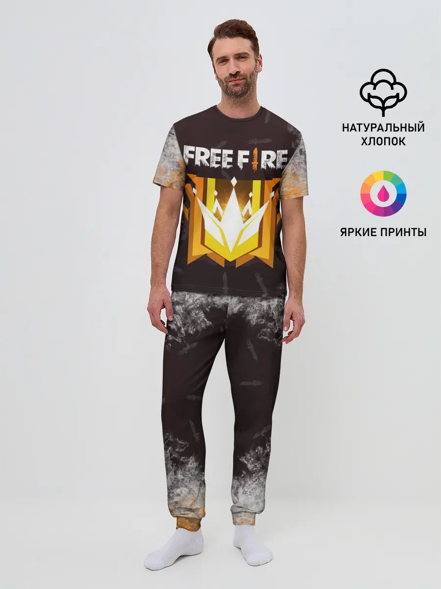 Мужская пижама с брюками / Free Fire | Фри фаер