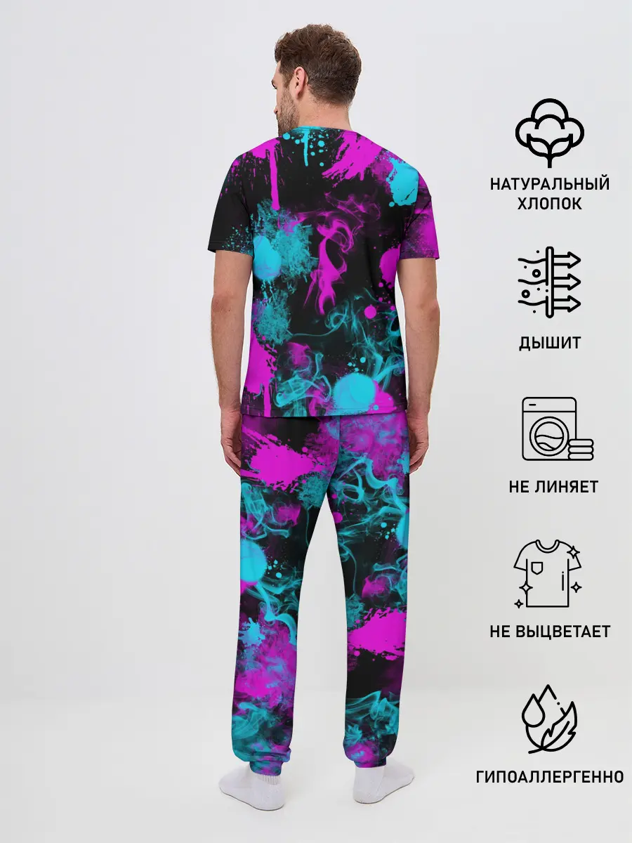 Мужская пижама с брюками / FREE FIRE NEON