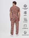 Мужская пижама с брюками / Террактовый геометрический