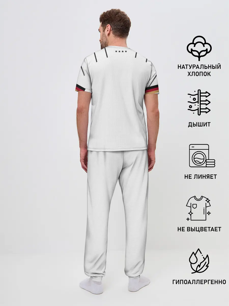 Мужская пижама с брюками / Germany home 2020 EURO