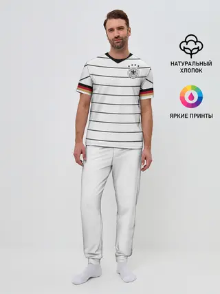 Мужская пижама с брюками / Germany home 2020 EURO