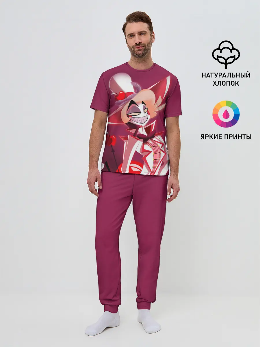 Мужская пижама с брюками / Hazbin Hotel