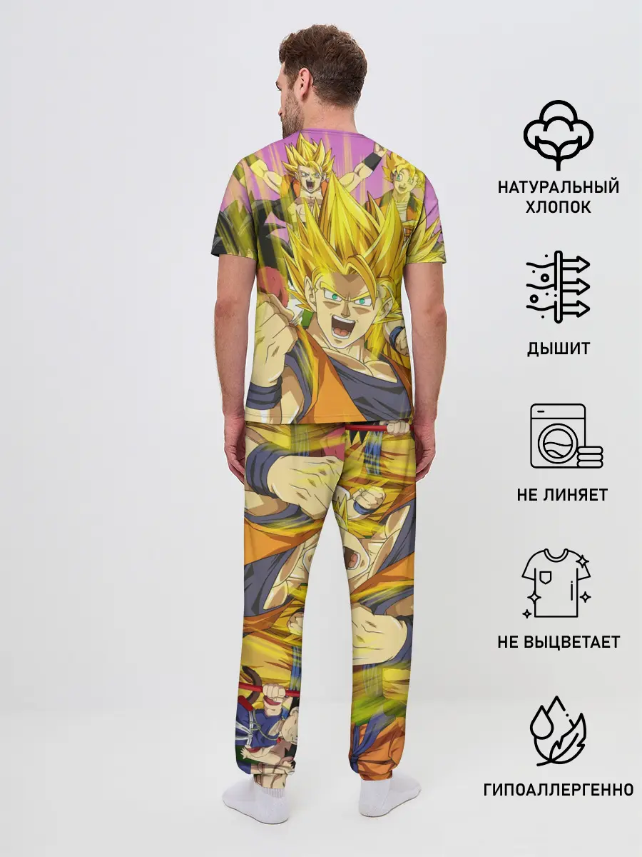 Мужская пижама с брюками / Все герои Драгонболл