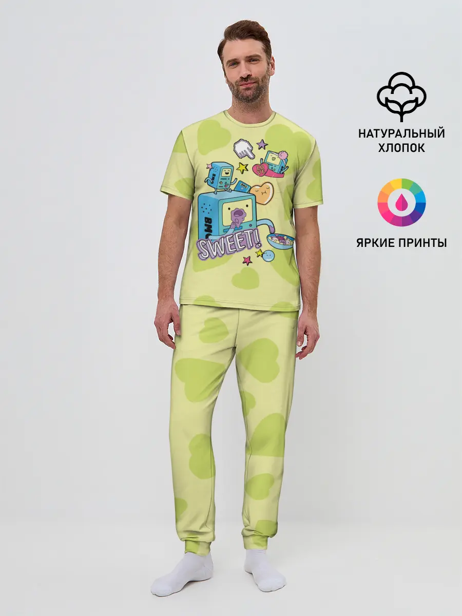 Мужская пижама с брюками / Sweet BMOs
