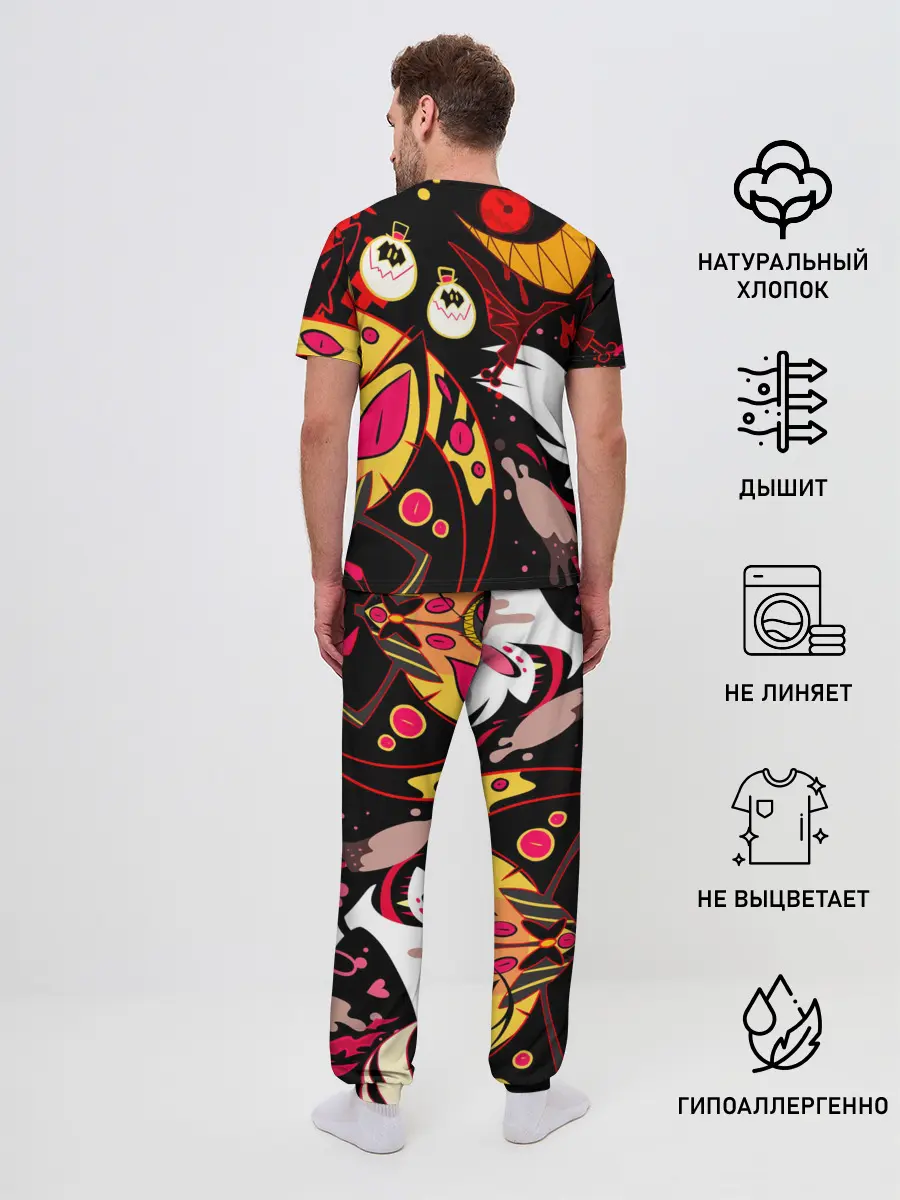 Мужская пижама с брюками / Hazbin Hotel