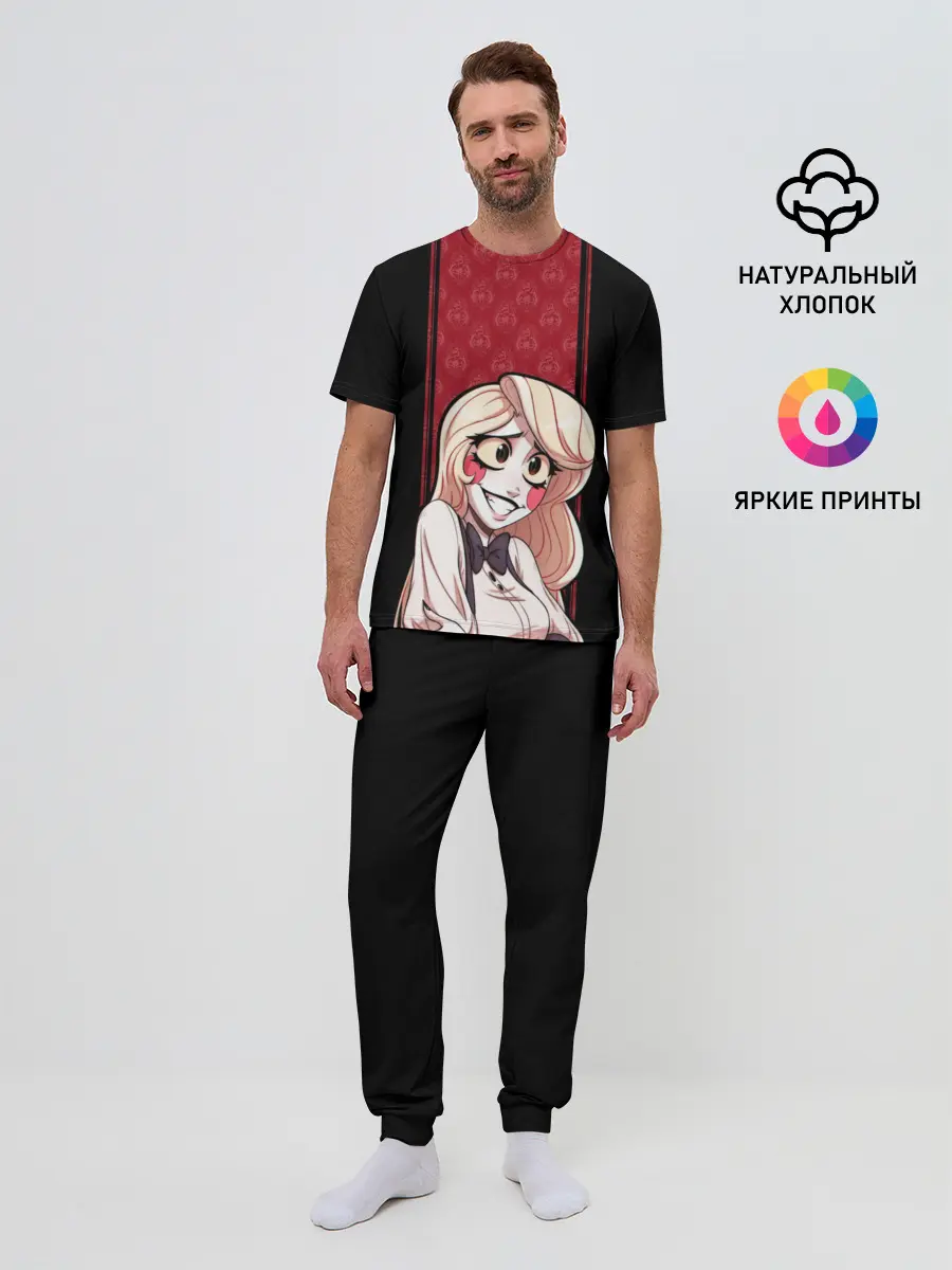 Мужская пижама с брюками / Hazbin Hotel. Charlie