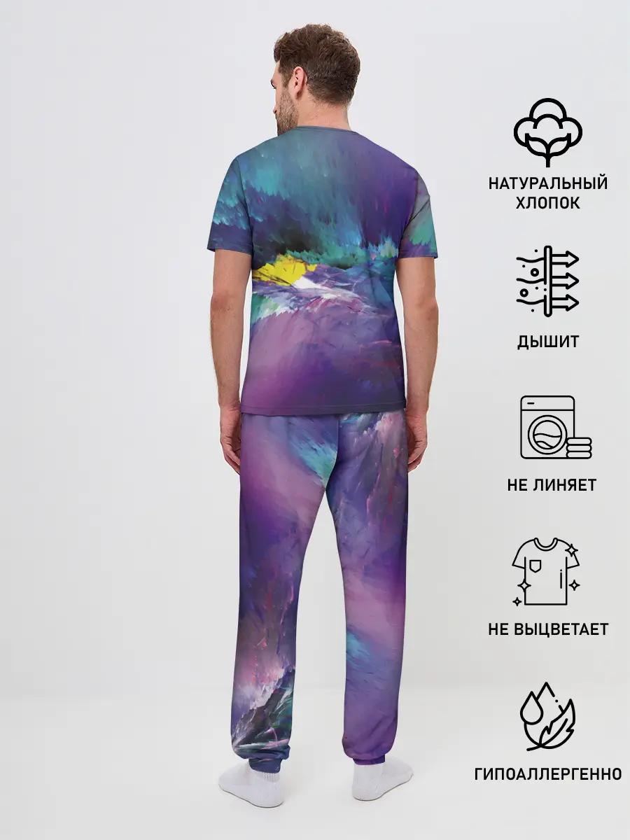 Мужская пижама с брюками / Крутой дед