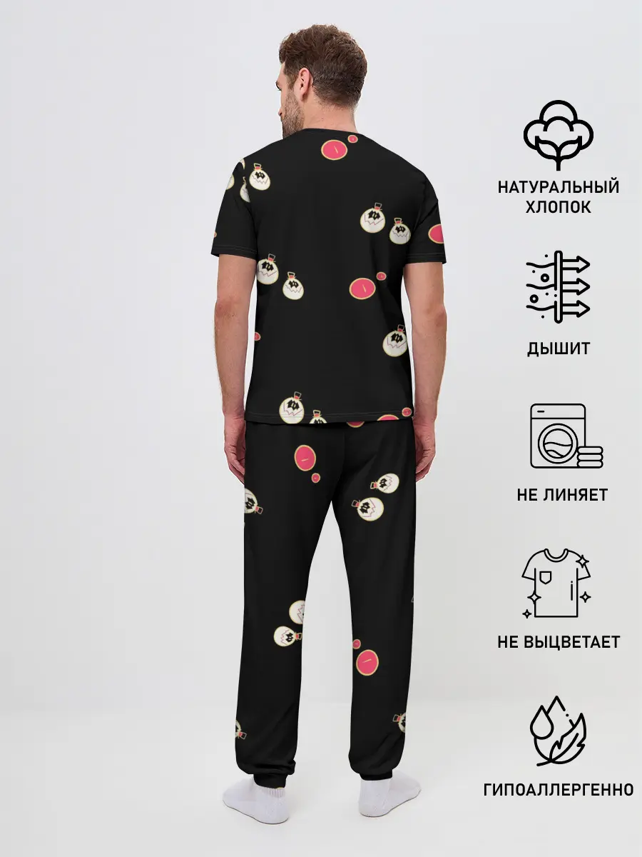 Мужская пижама с брюками / Отель хазбин
