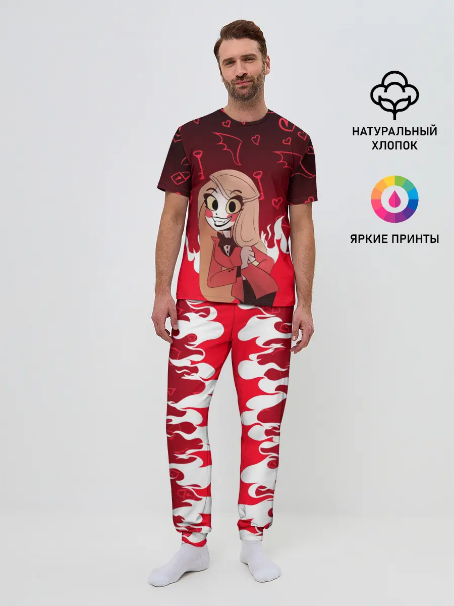 Мужская пижама с брюками / ОТЕЛЬ ХАЗБИН ЧАРЛИ