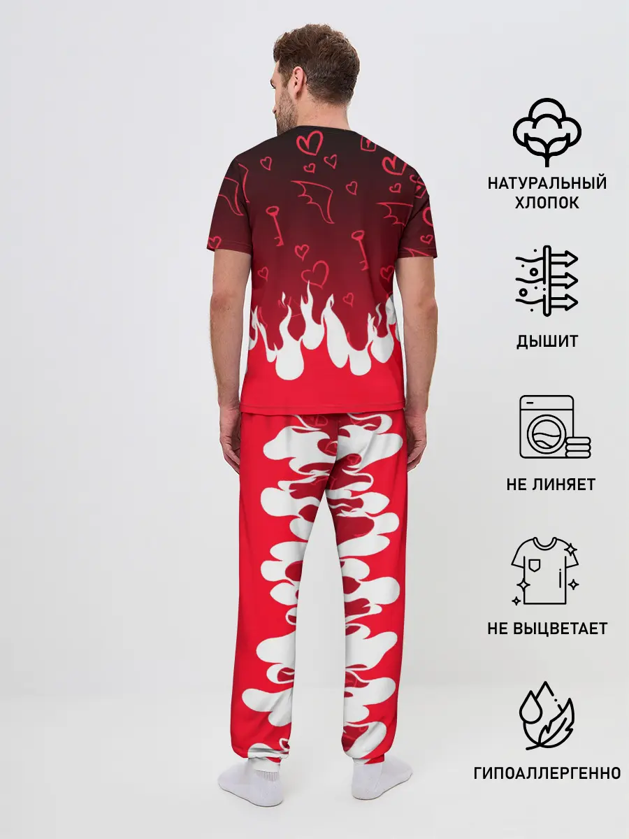 Мужская пижама с брюками / ОТЕЛЬ ХАЗБИН ЧАРЛИ