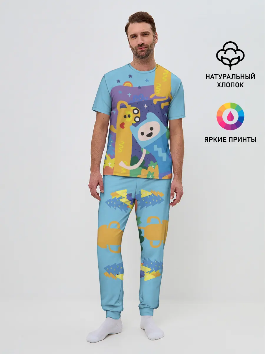 Мужская пижама с брюками / Время приключений Winter