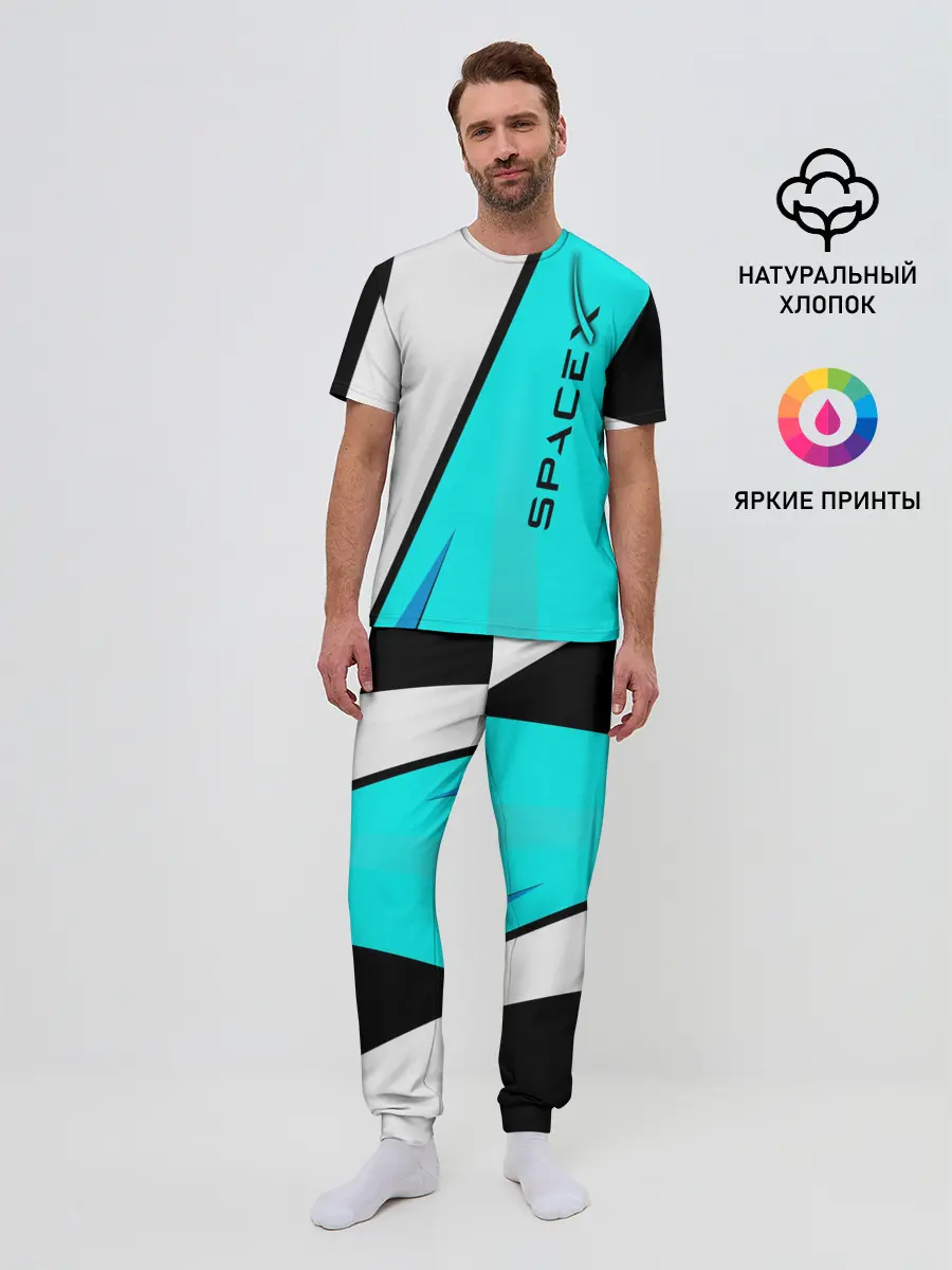 Мужская пижама с брюками / SpaceX