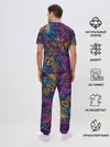 Мужская пижама с брюками / Neon Robots