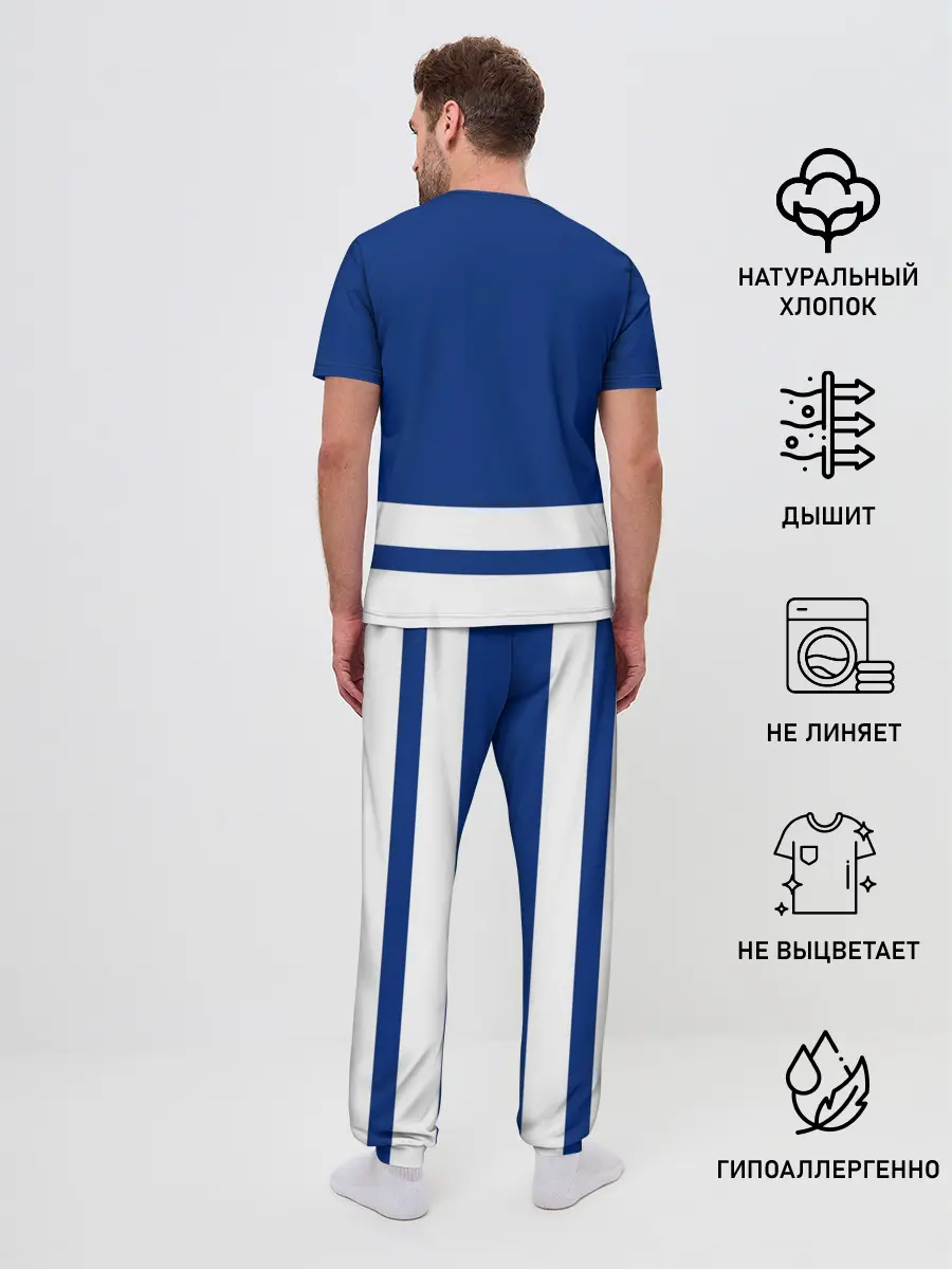 Мужская пижама с брюками / Тампа-Бэй Лайтнинг НХЛ