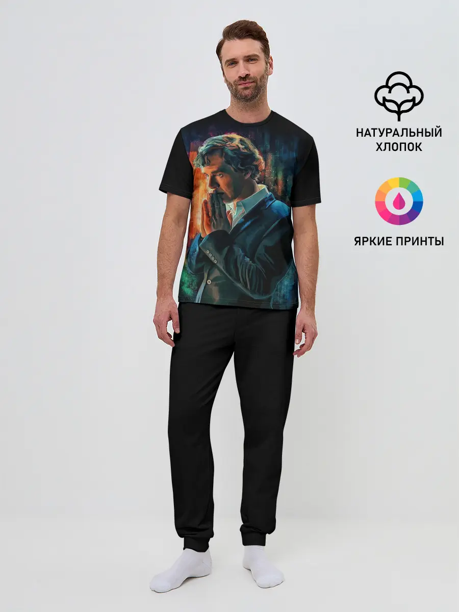 Мужская пижама с брюками / Sherlock