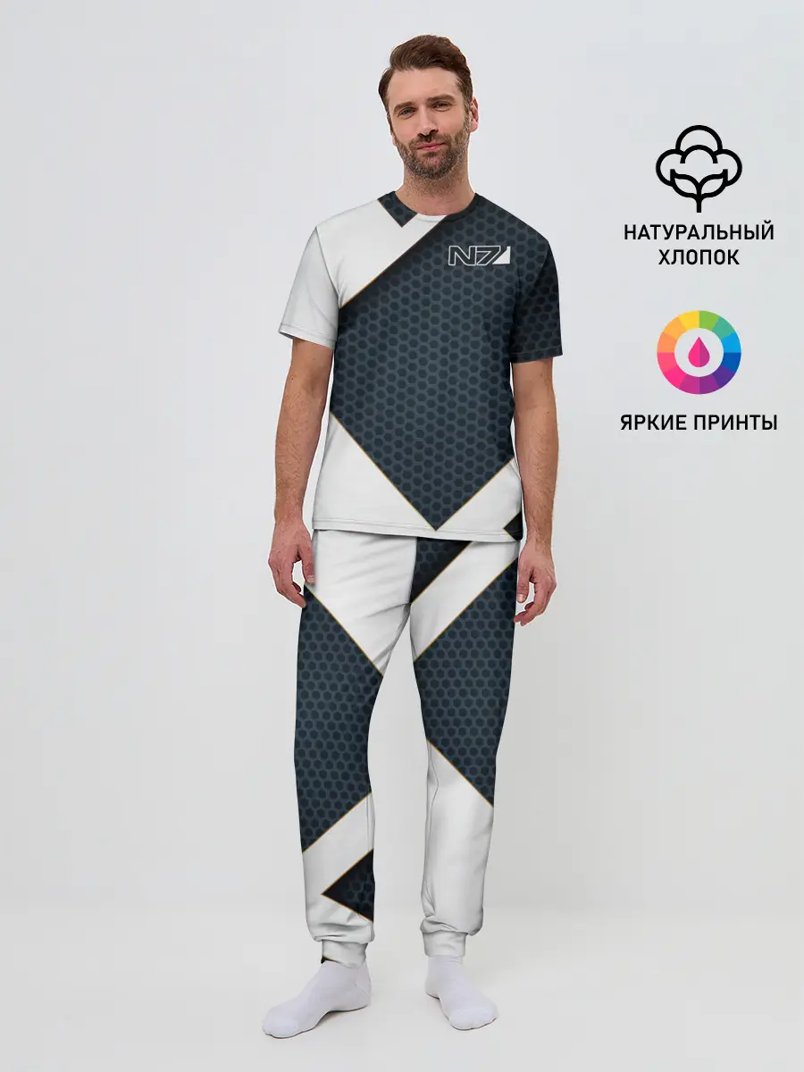 Мужская пижама с брюками / Mass Effect N7