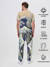 Мужская пижама с брюками / Kanagawa Wave Art