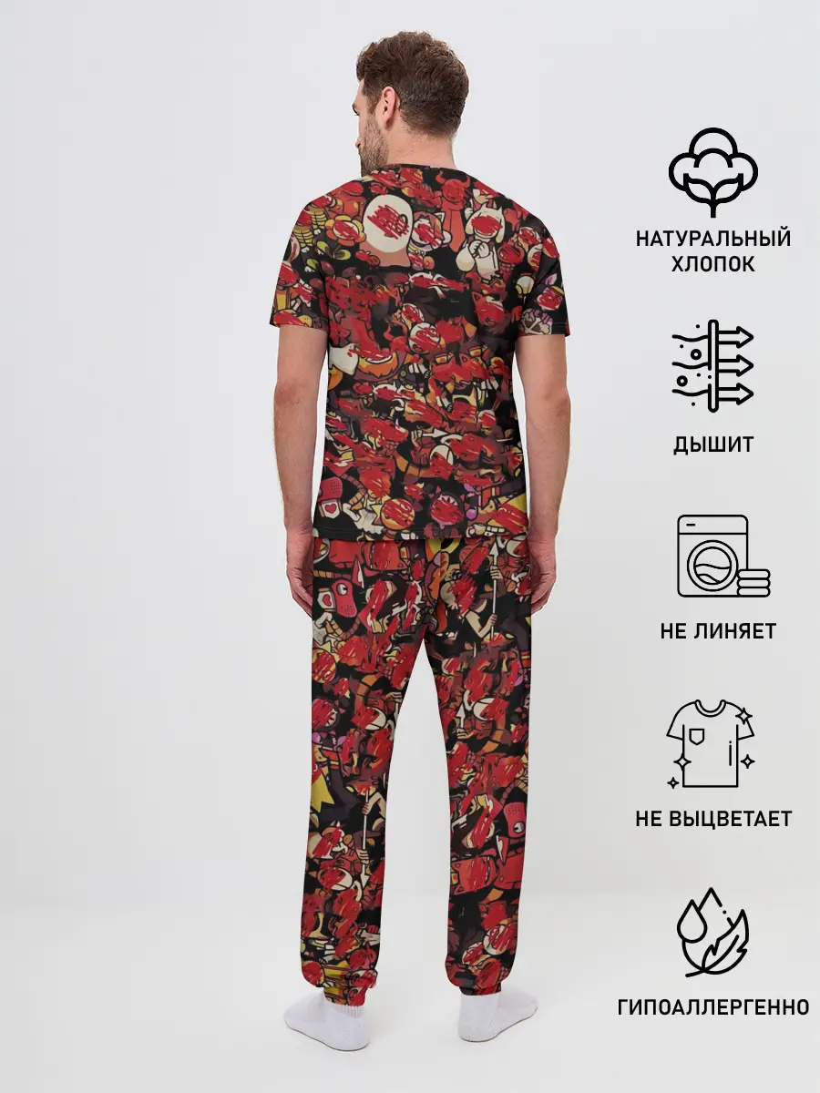 Мужская пижама с брюками / UNDERTALE CHARA