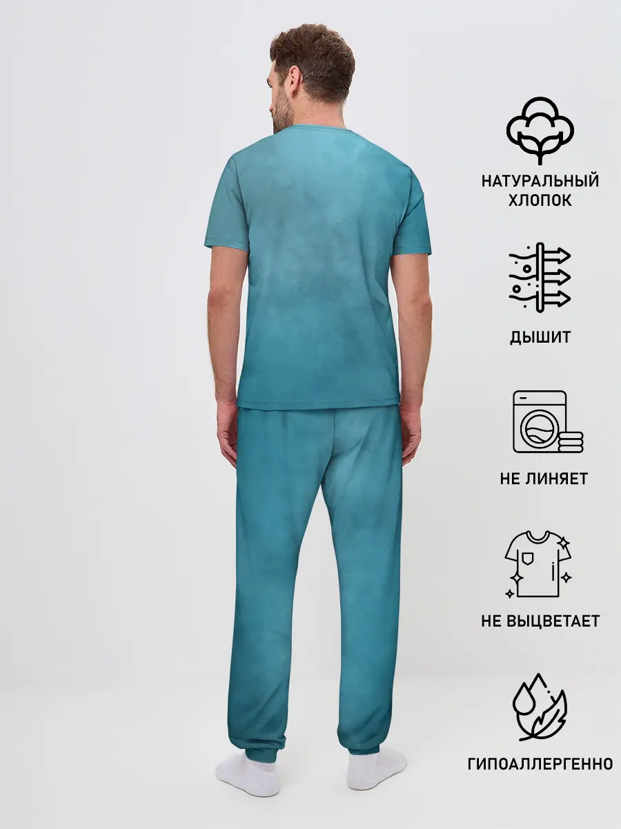 Мужская пижама с брюками / vikings