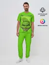 Мужская пижама с брюками / Grinch Face