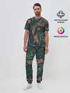 Мужская пижама с брюками / Тропический комуфляж