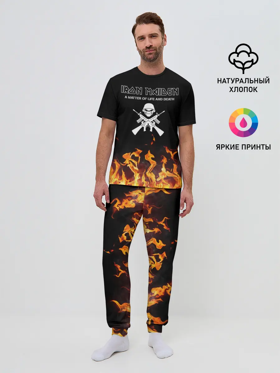 Мужская пижама с брюками / Iron Maiden