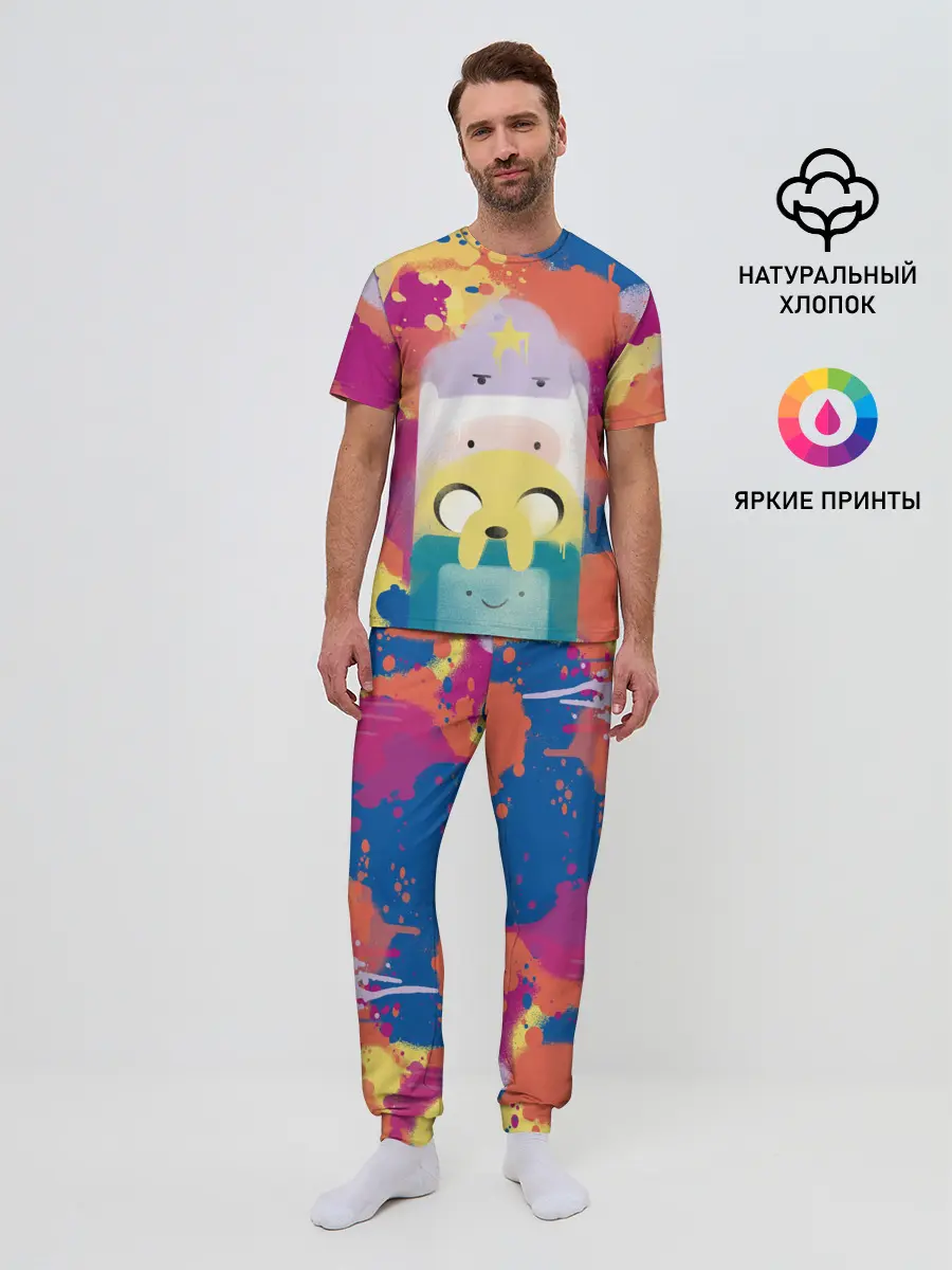 Мужская пижама с брюками / Adventure Time