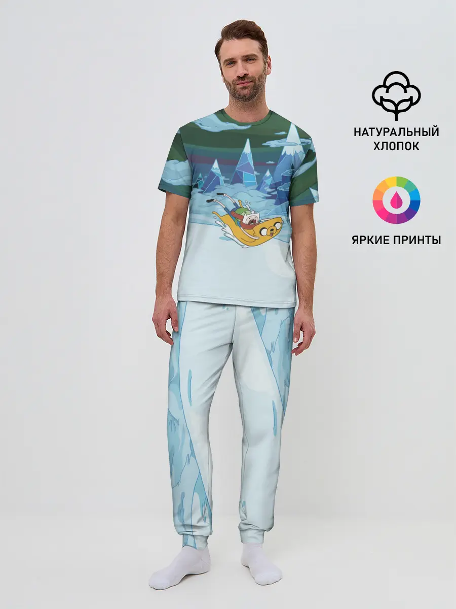 Мужская пижама с брюками / Finn on Jake