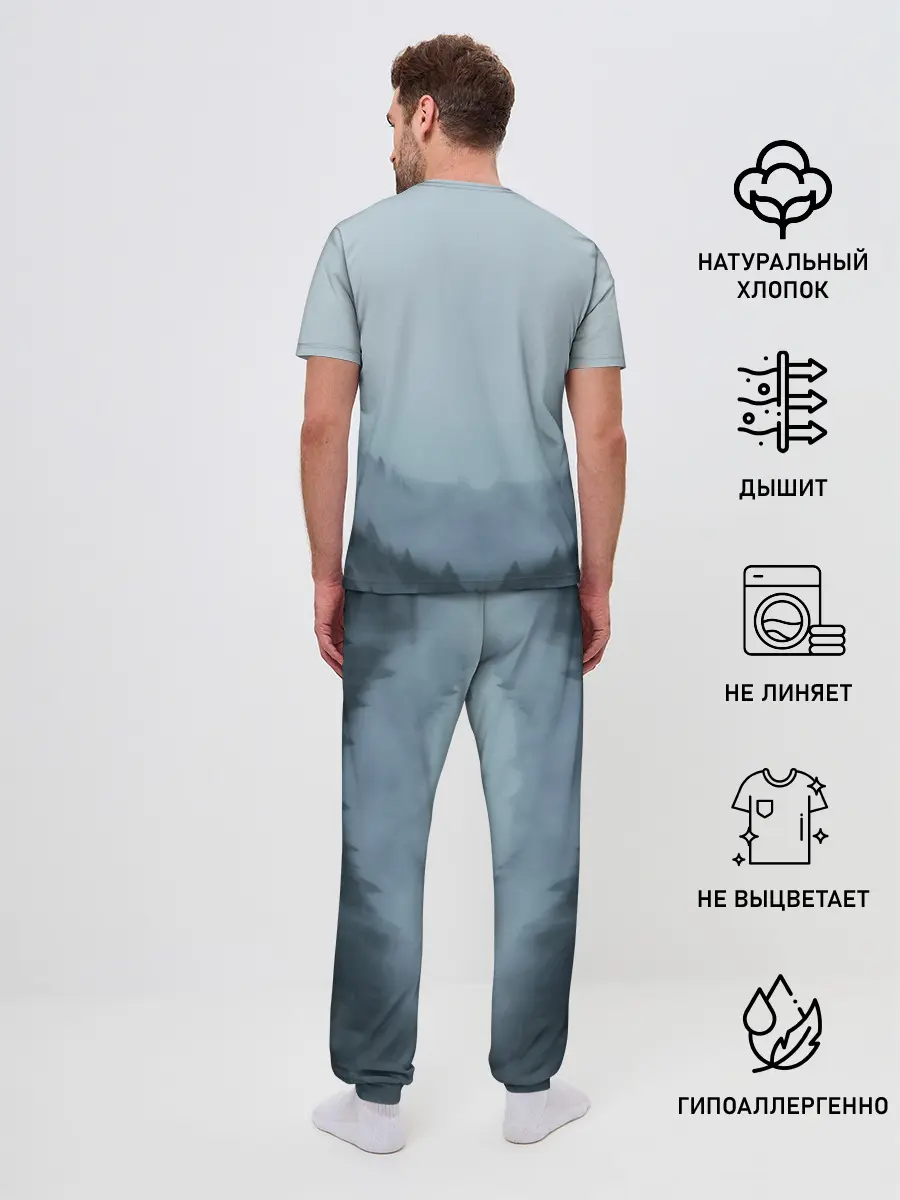 Мужская пижама с брюками / vikings