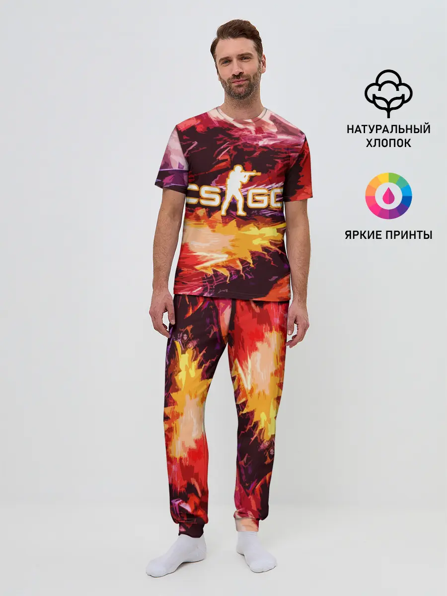 Мужская пижама с брюками / CS GO