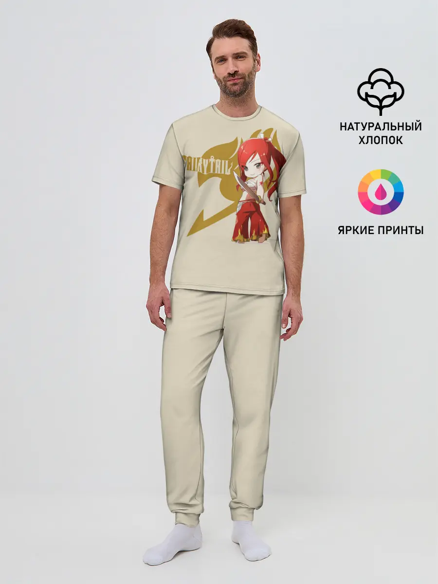 Мужская пижама с брюками / Хвост Феи
